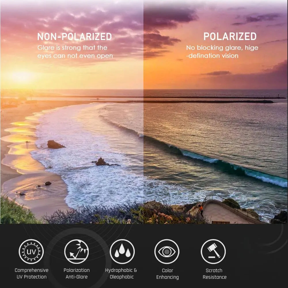 Kdeam KD87323 C5 TR90 Polarized Sunglasses - Smael South Africa