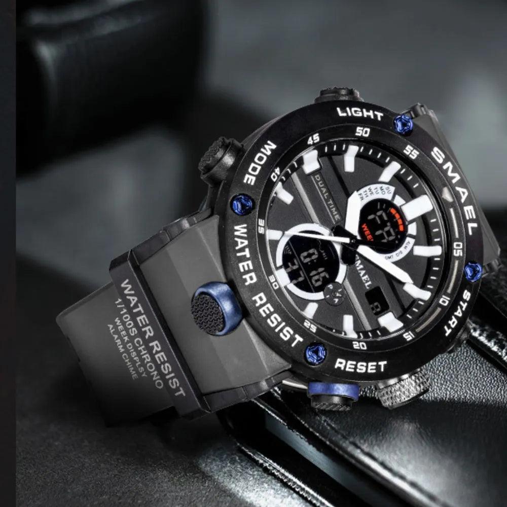 Smael 1903 Blue Multifunction Watch