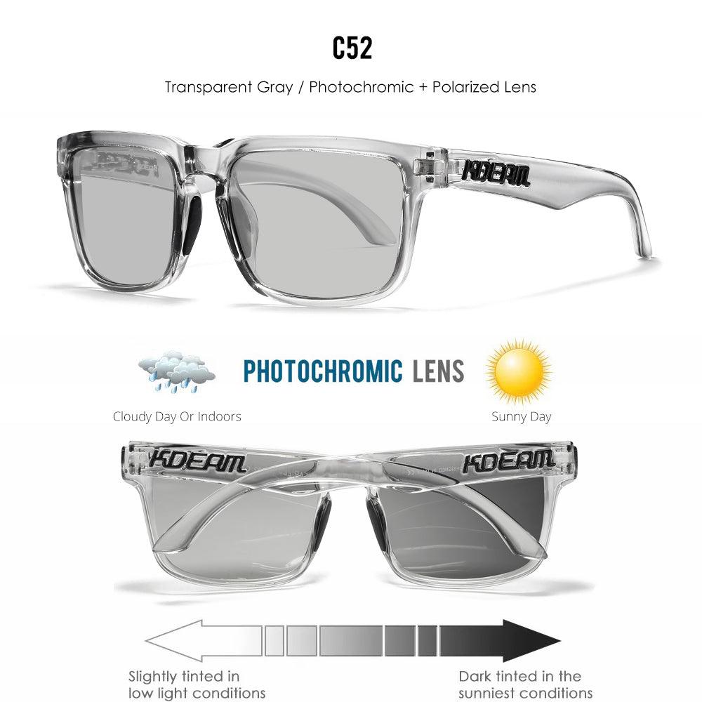 Kdeam KD332 C52 Photocromic Sunglasses - Smael South Africa