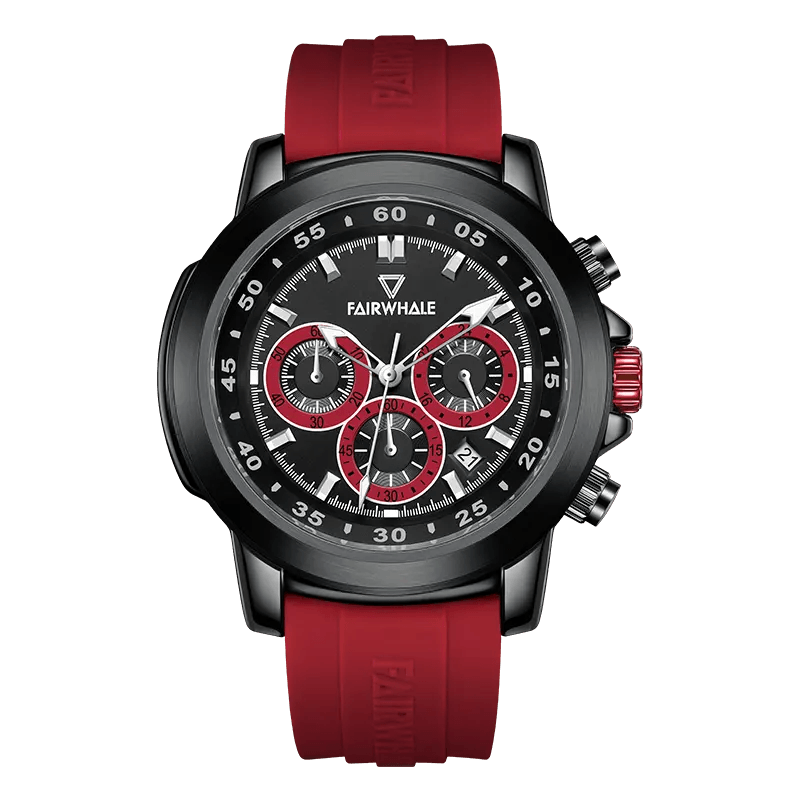 Mark Fairwhale Multifunctional Watch - Red