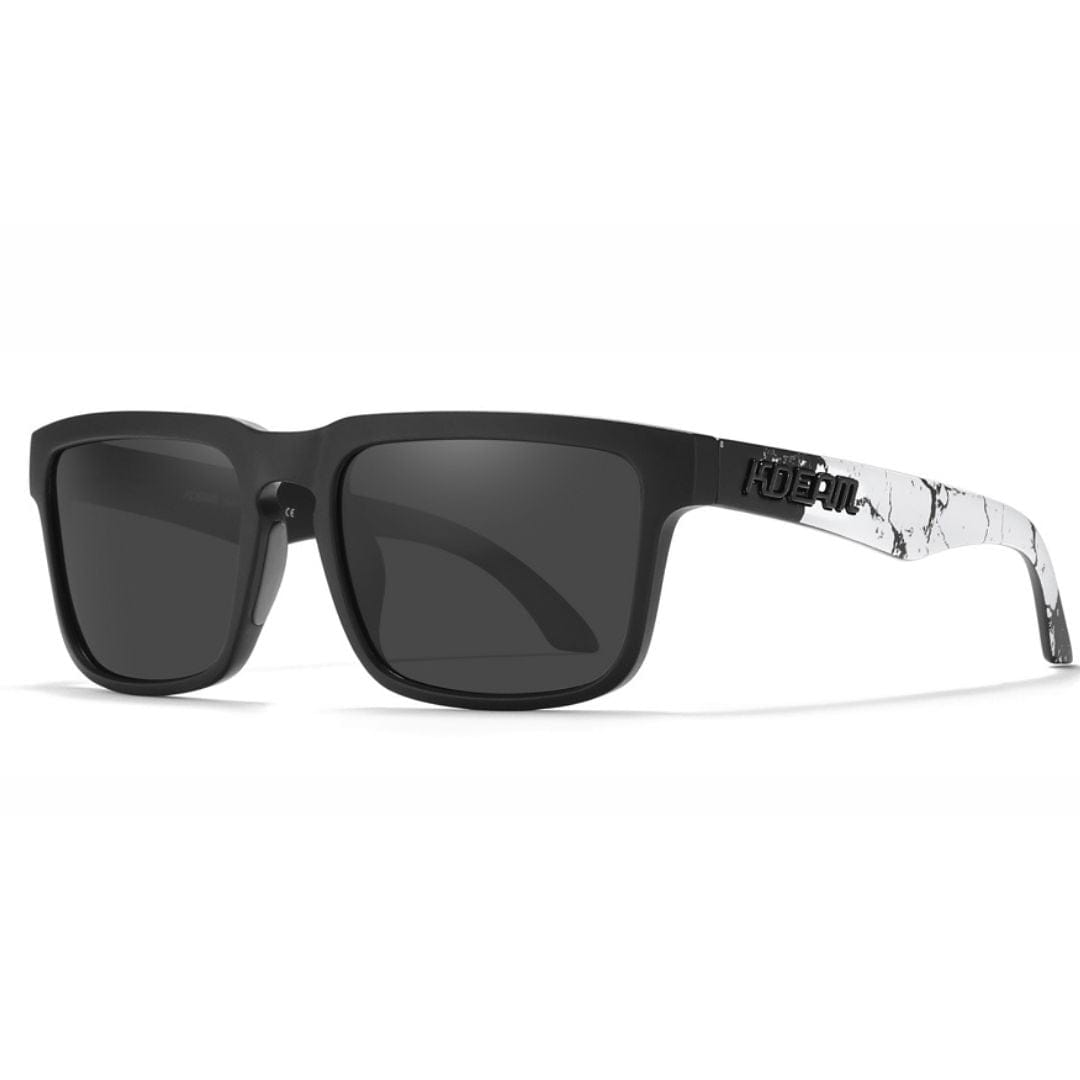 KDEAM KD332 Black White Polarized Wayfarer Sunglasses South Africa