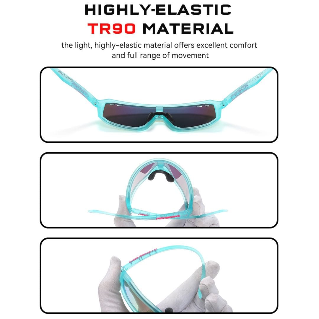 KDEAM Pro Polarized Cycling Sunglasses - Stealth Onyx Edition (C1) South Africa Fast Delivery