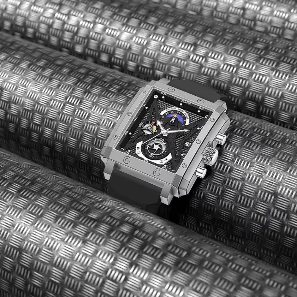 Lige Sun and Moon Phase Quartz Watch - Smael South Africa