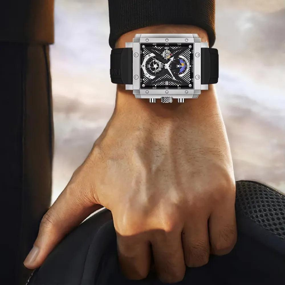 Lige Sun and Moon Phase Quartz Watch South Africa Fast Delivery