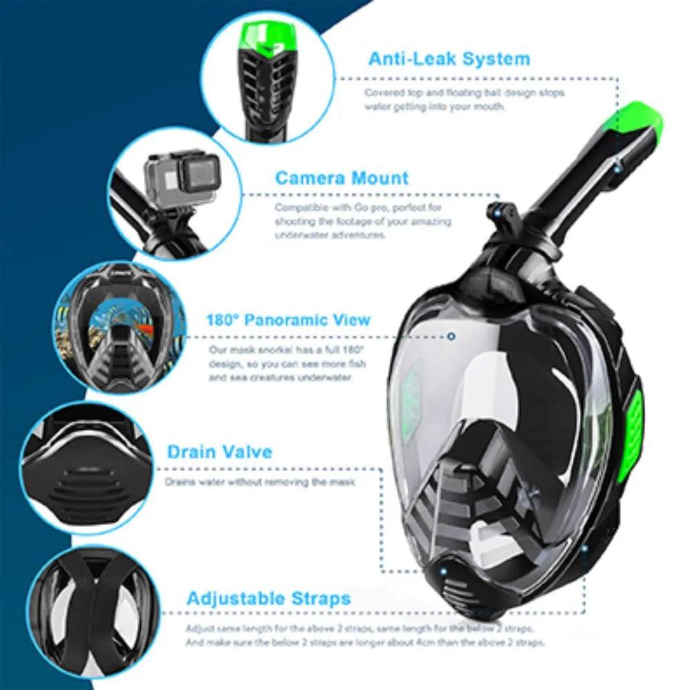 Wave Full-Face Snorkel Masks South Africa