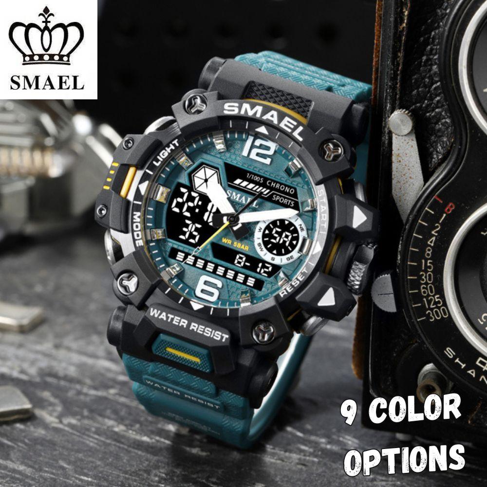 Smael 8072 Dual Display Watches