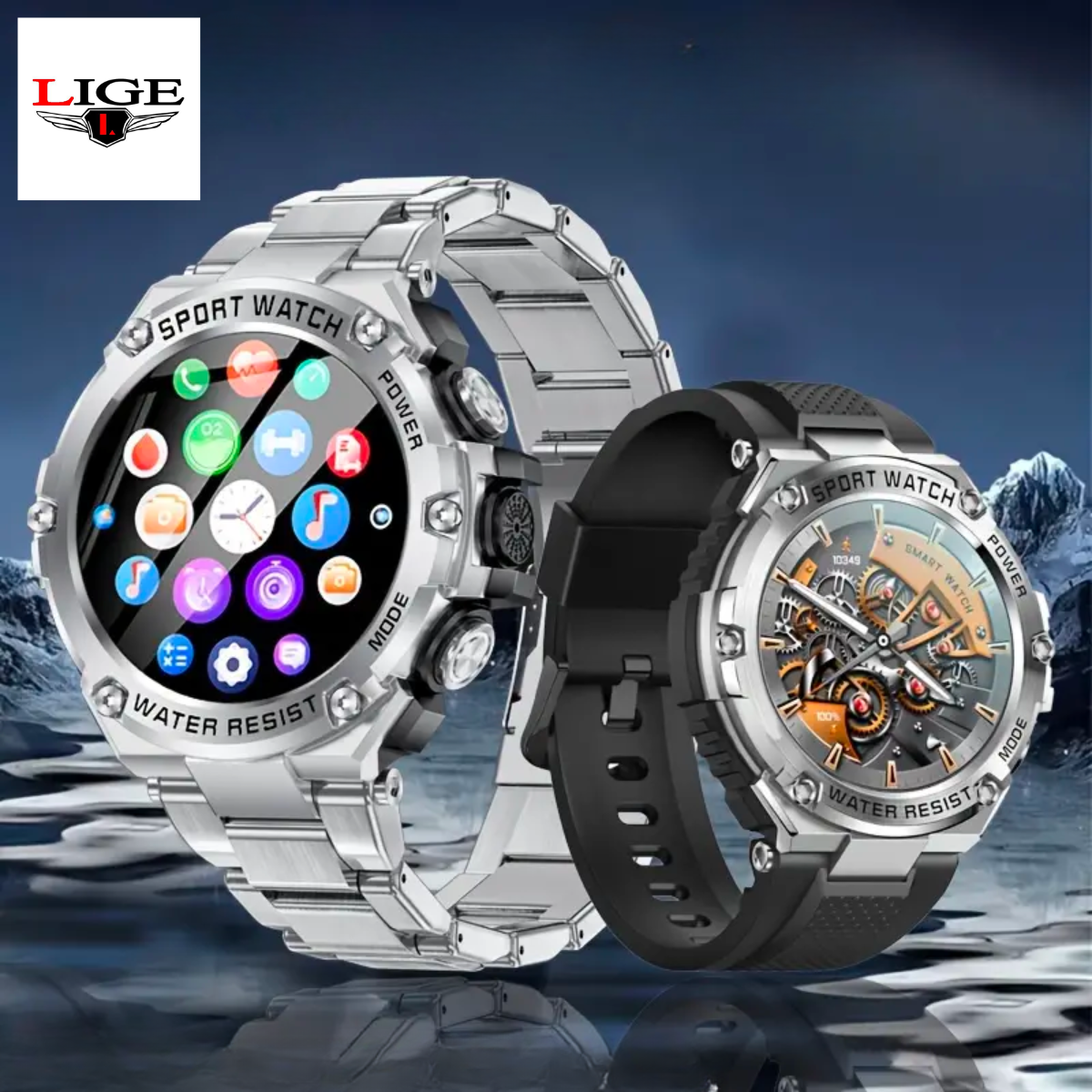 Lige Heavy-Duty Smartwatches