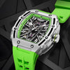MARK FAIRWHALE SKELETON MECHANICAL WATCH - GREEN