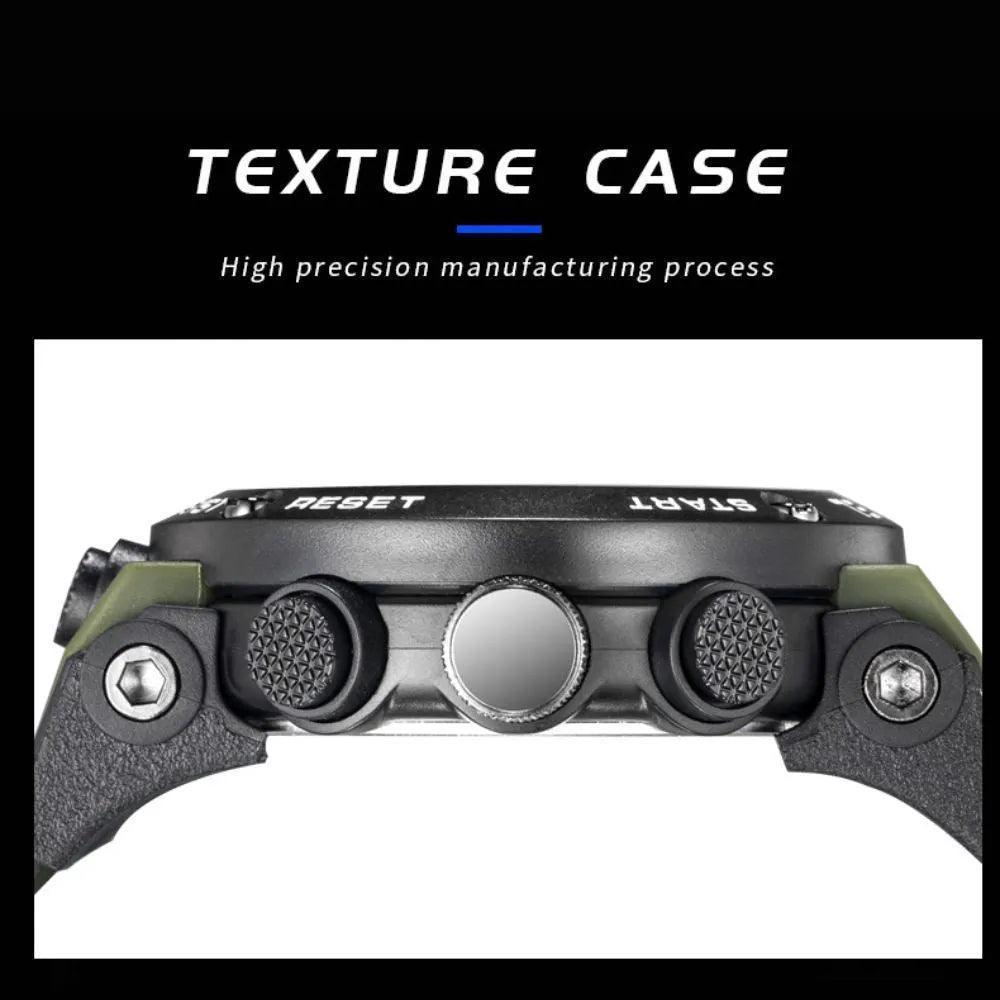 Smael 1903 Army Green Multifunction Watch