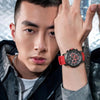 MARK FAIRWHALE MULTIFUNCTIONAL WATCH - RED