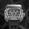 MARK FAIRWHALE SKELETON MECHANICAL WATCH - SILVER