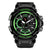 Smael 1702 Green Dual Display Watch