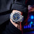 Smael 8106 Dual Display Watch - Silver/Blue