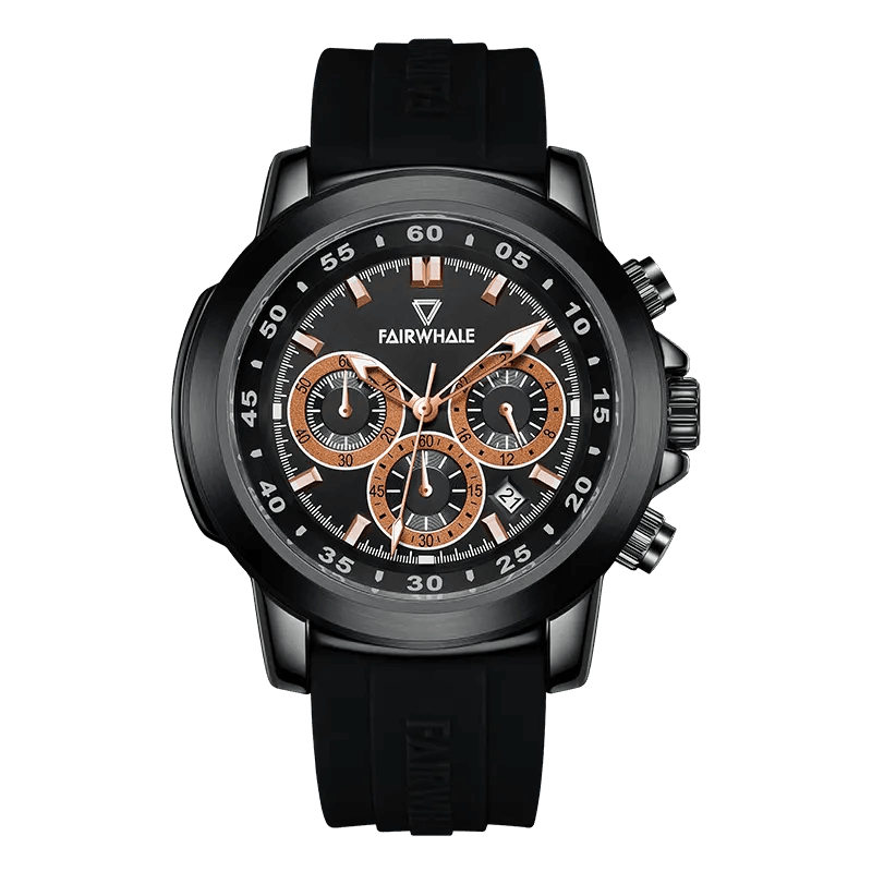 MARK FAIRWHALE MULTIFUNCTIONAL WATCH - BLACK
