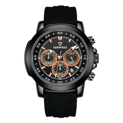 MARK FAIRWHALE MULTIFUNCTIONAL WATCH - BLACK