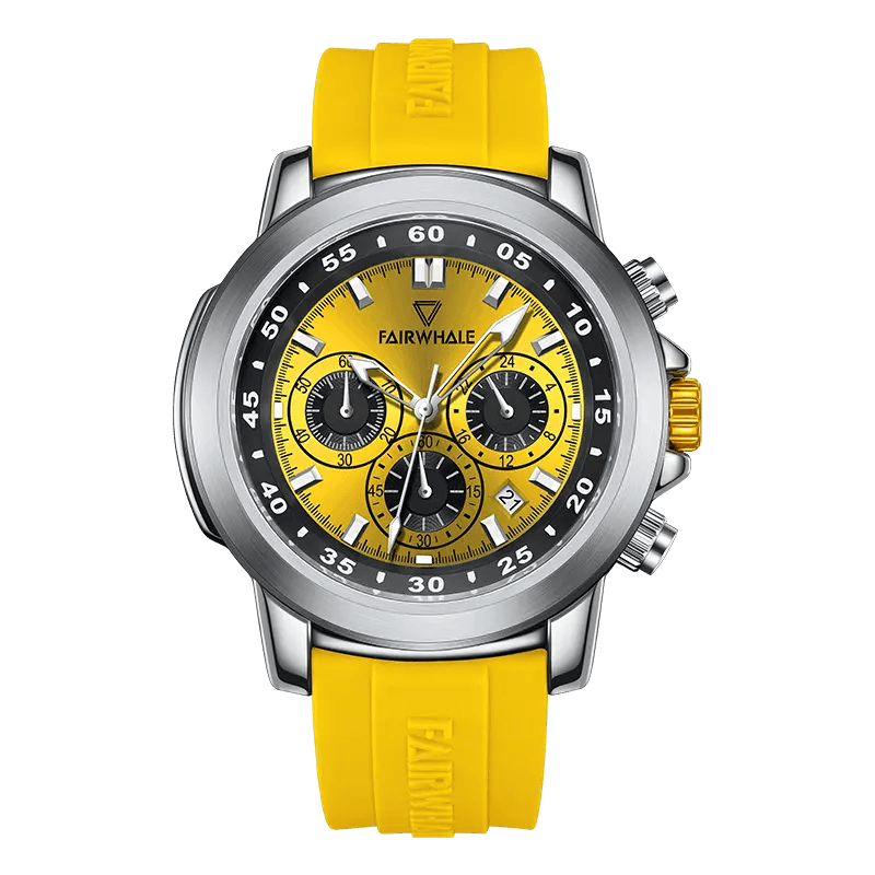 Mark Fairwhale Multifunctional Watch - Yellow