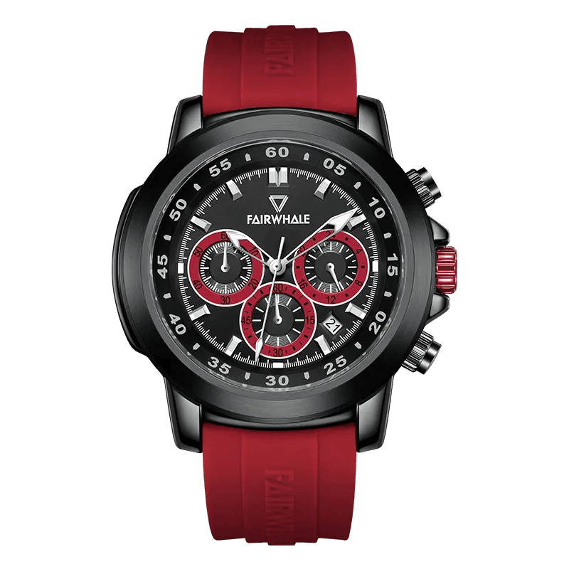 MARK FAIRWHALE MULTIFUNCTIONAL WATCH - RED