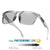 Kdeam KD332 C52 Smart-Tint Photochromic Sunglasses