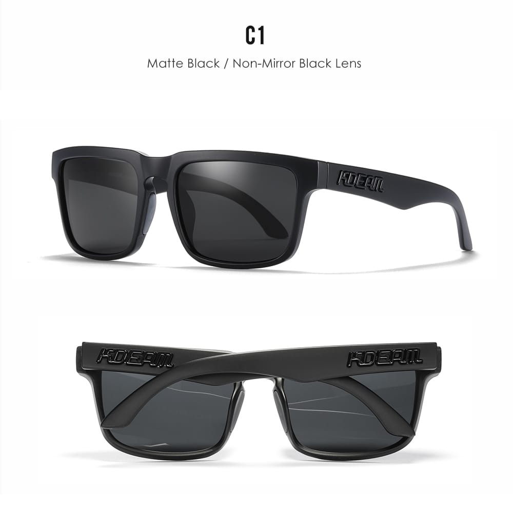 KDEAM KD332 Black Polarized Wayfarer Sunglasses South Africa