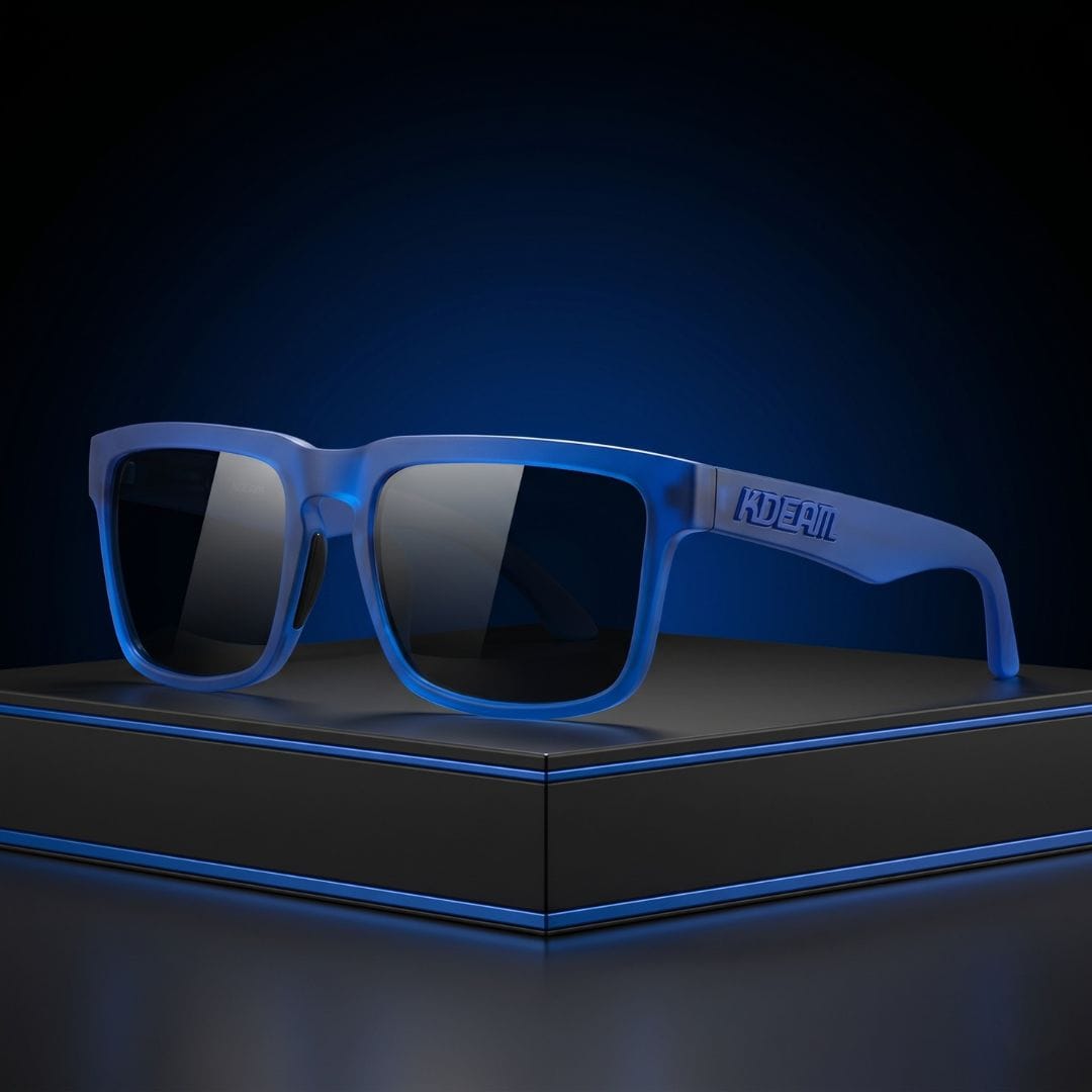KDEAM KD332 Black Blue Polarized Wayfarer Sunglasses South Africa