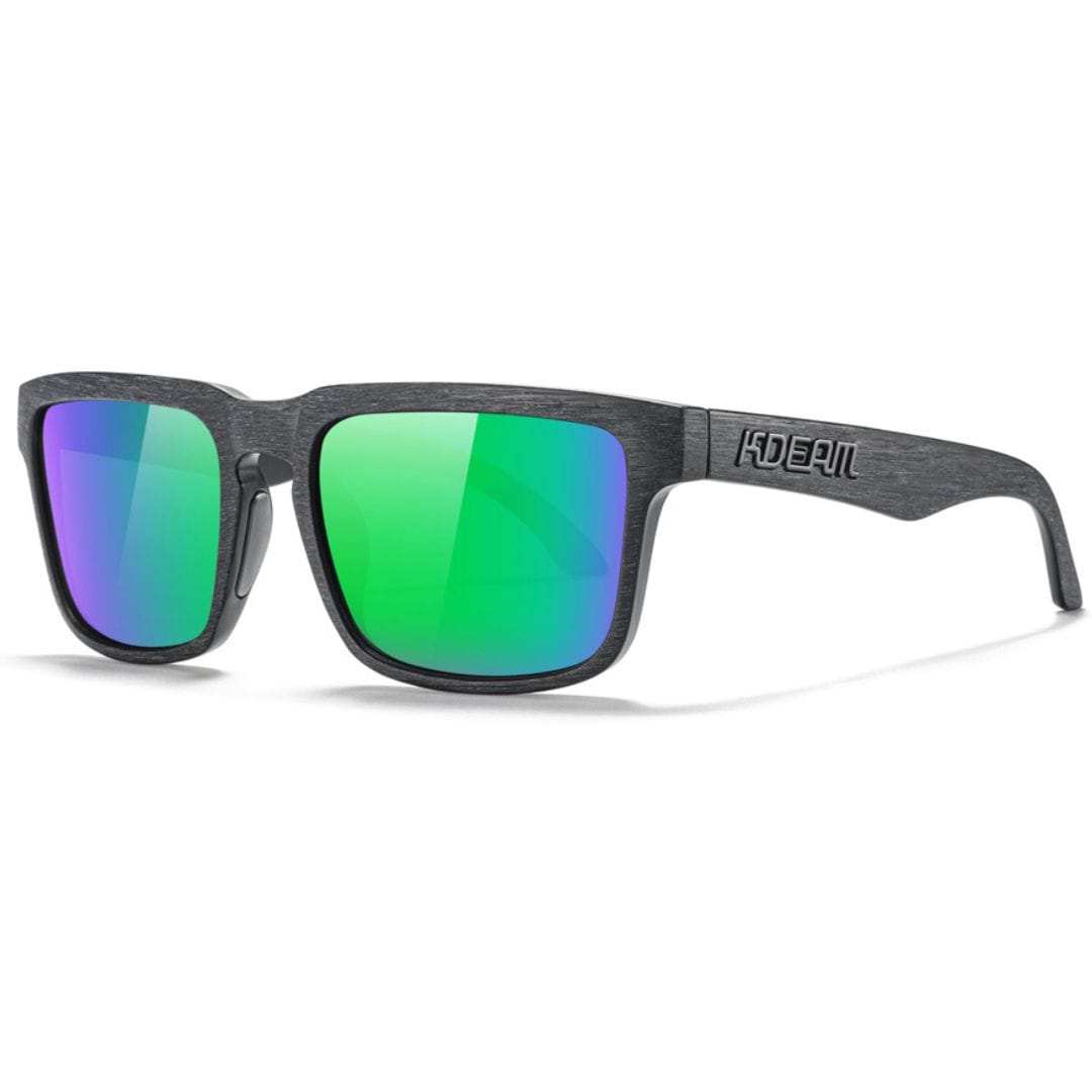 KDEAM KD332 Black Gray Green Polarized Wayfarer Sunglasses South Africa