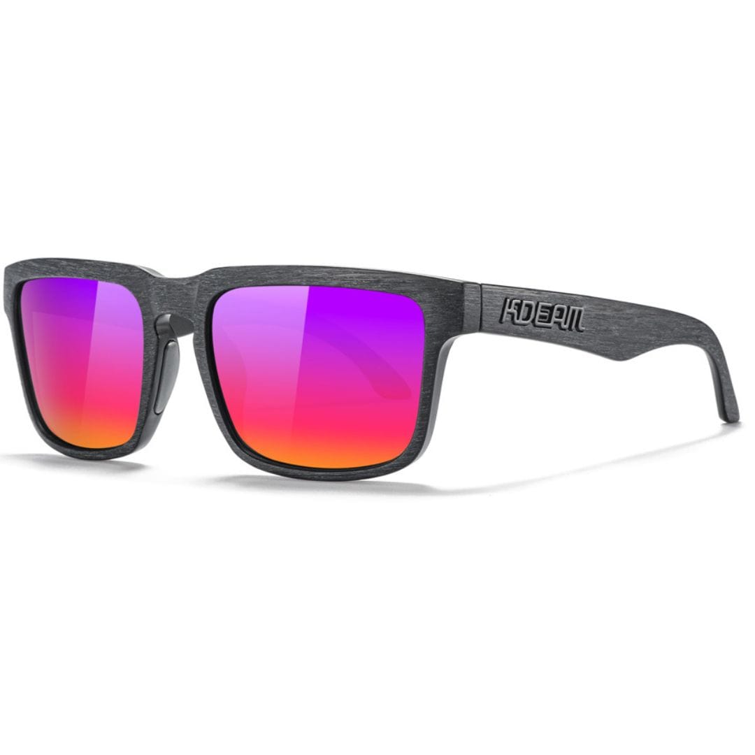 KDEAM KD332 Black Gray Violet Polarized Wayfarer Sunglasses South Africa