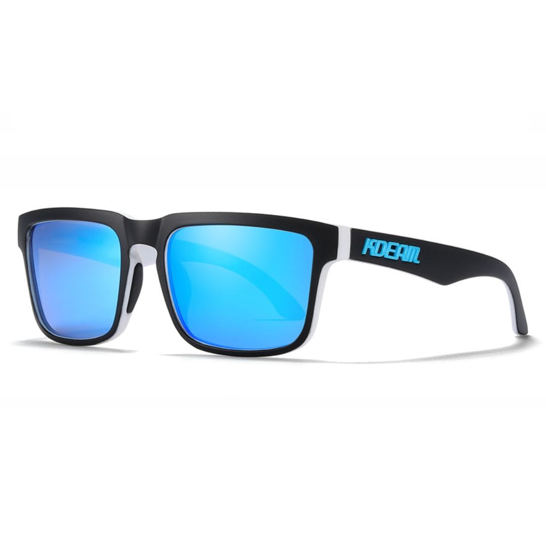 KDEAM KD332 White Ice Blue Polarized Wayfarer Sunglasses South Africa