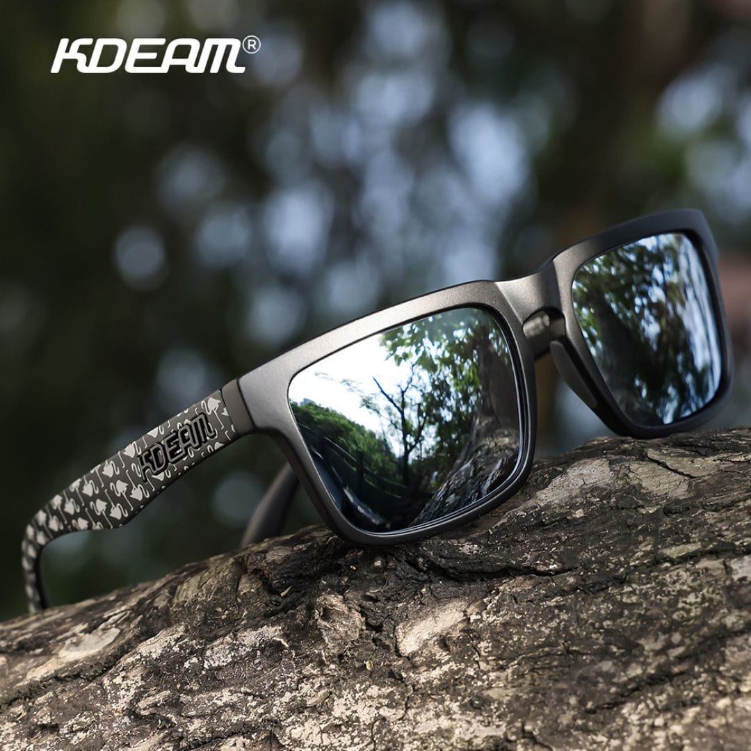 KDEAM KD332 Polarized Sunglasses (C117) - Flamingo Pattern Frame with Mirrored Smoky Lenses South Africa Fast Delivery