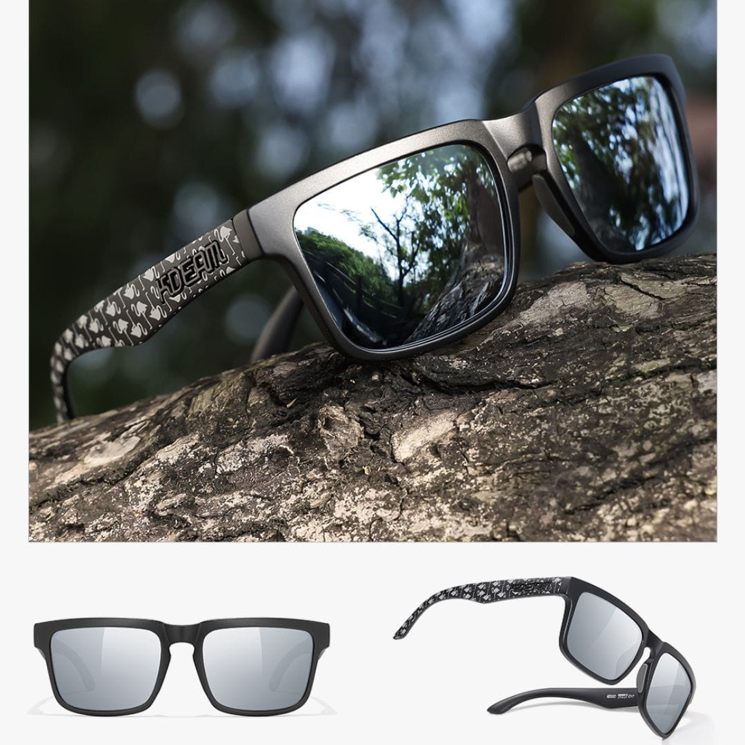 KDEAM KD332 Polarized Sunglasses (C117) - Flamingo Pattern Frame with Mirrored Smoky Lenses South Africa Fast Delivery