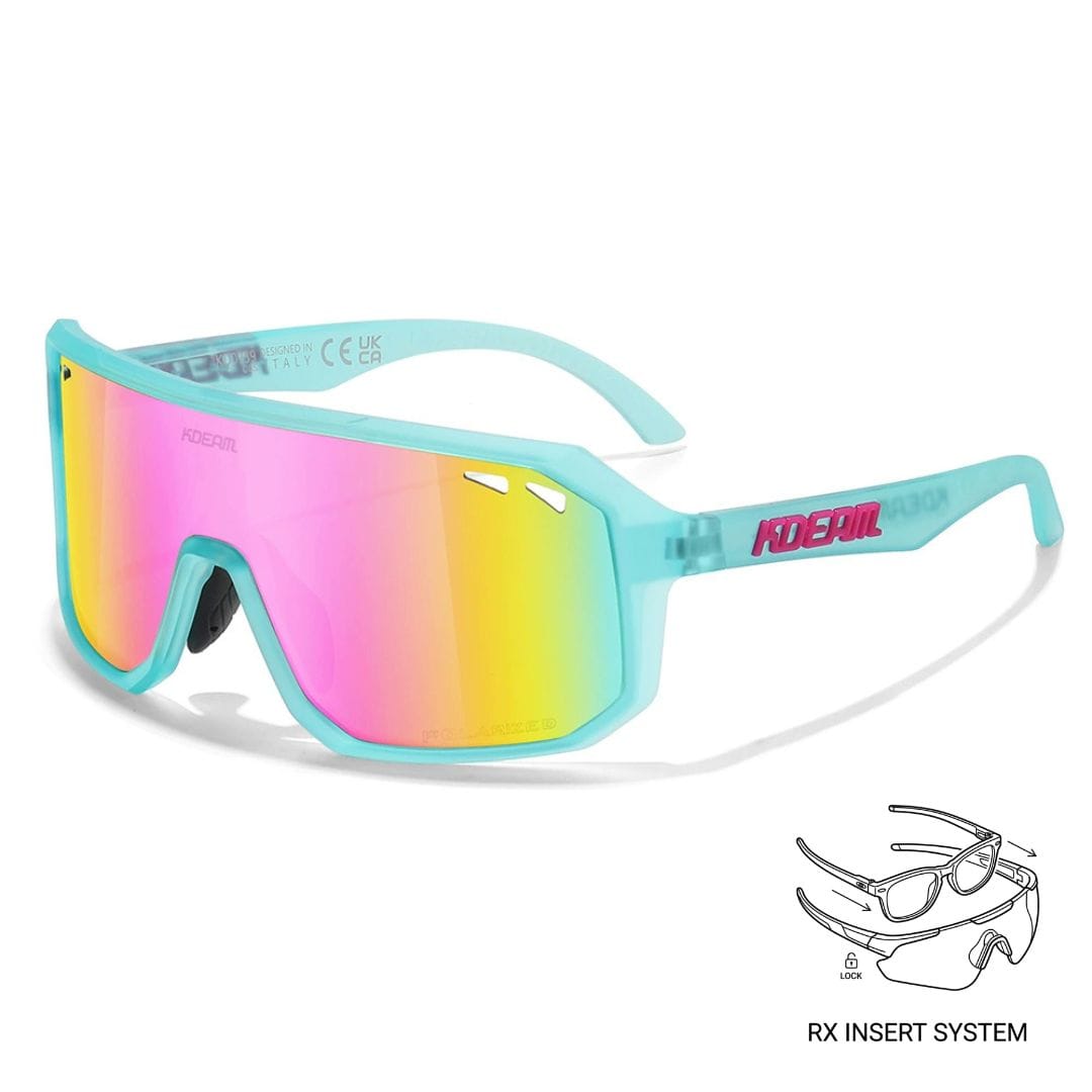 KDEAM Pro Polarized Cycling Sunglasses - Cyan Sunset Edition (C5) South Africa Fast Delivery
