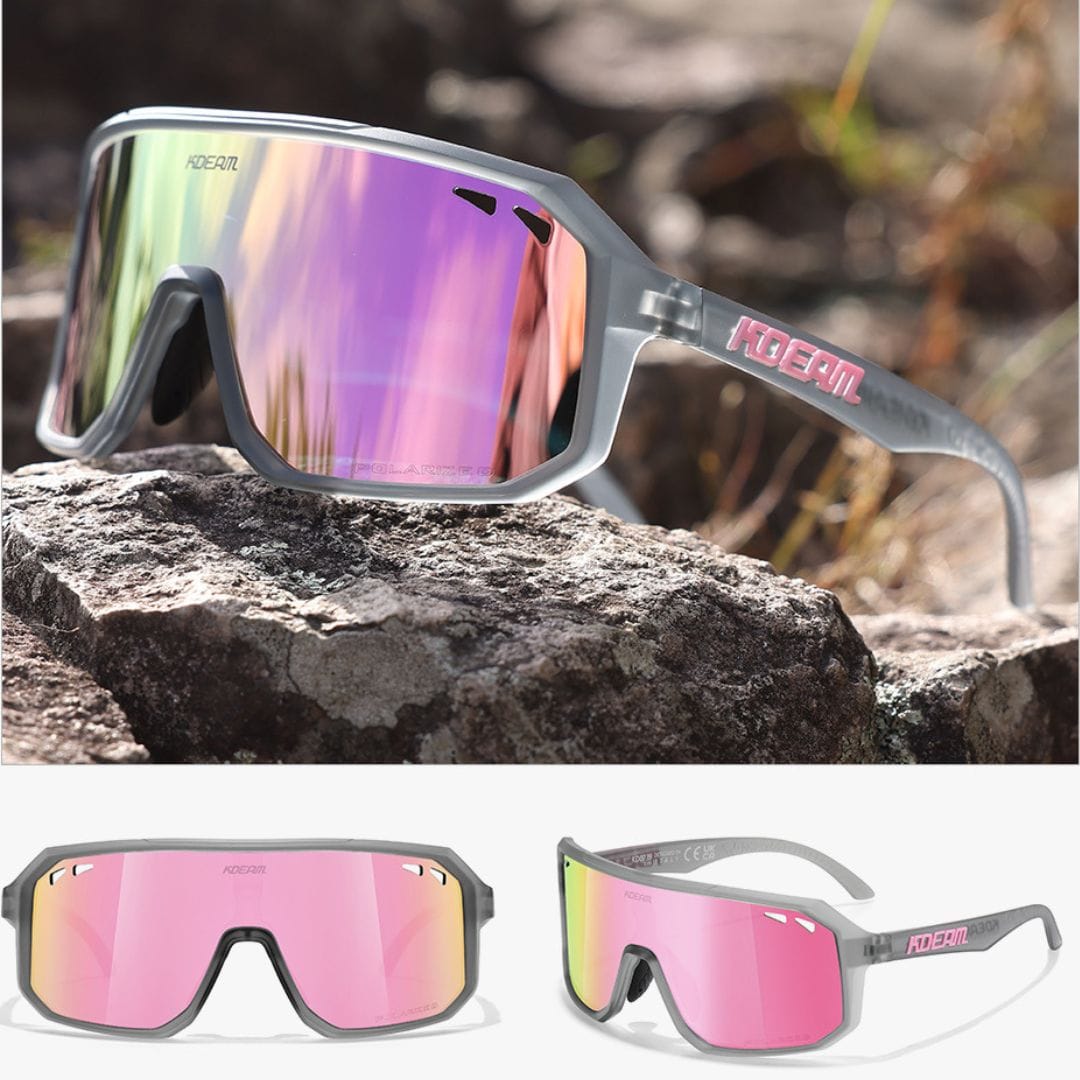 KDEAM Pro Polarized Cycling Sunglasses - Frost Smoke Edition (C6) South Africa Fast Delivery
