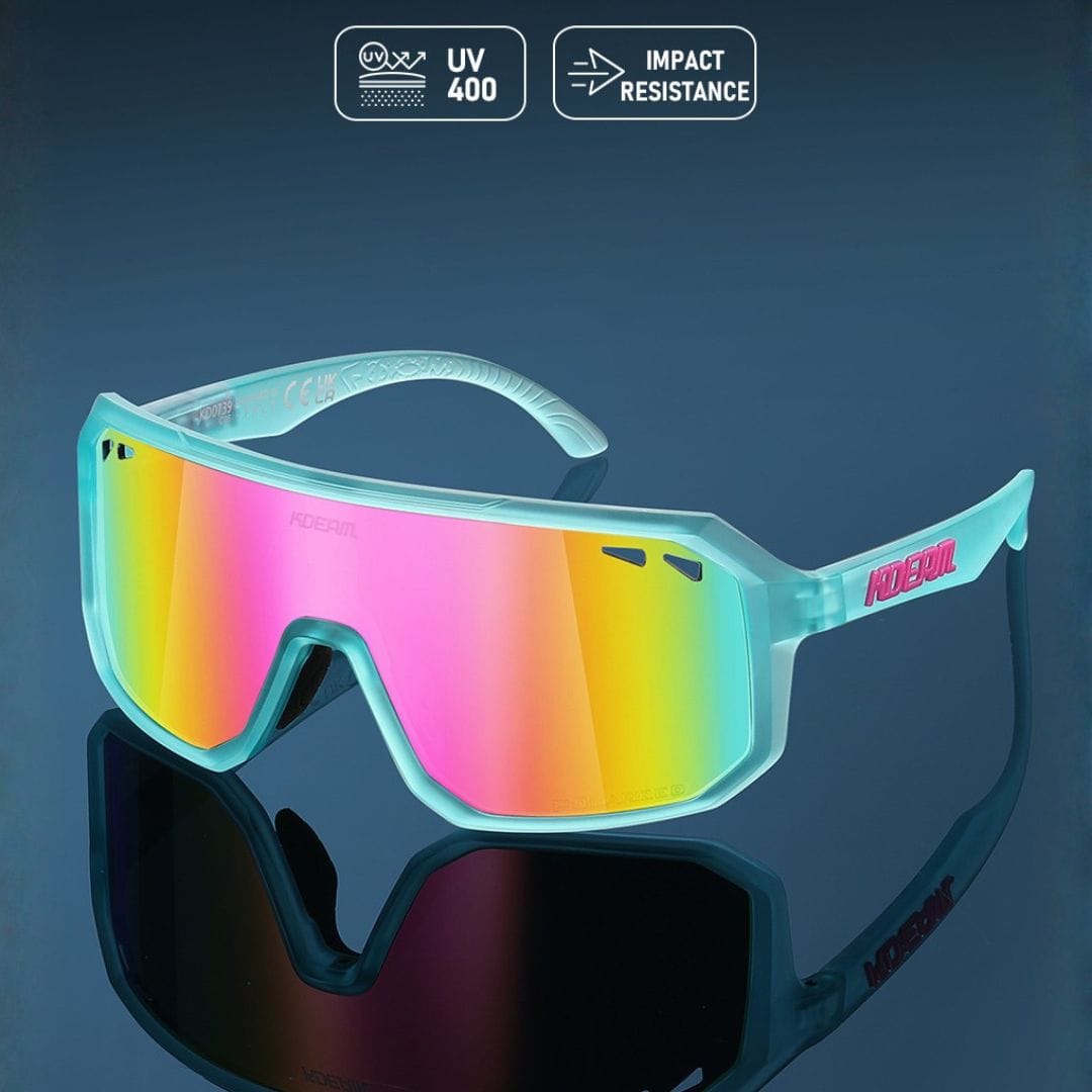KDEAM Pro Polarized Cycling Sunglasses - Stealth Onyx Edition (C1) South Africa Fast Delivery
