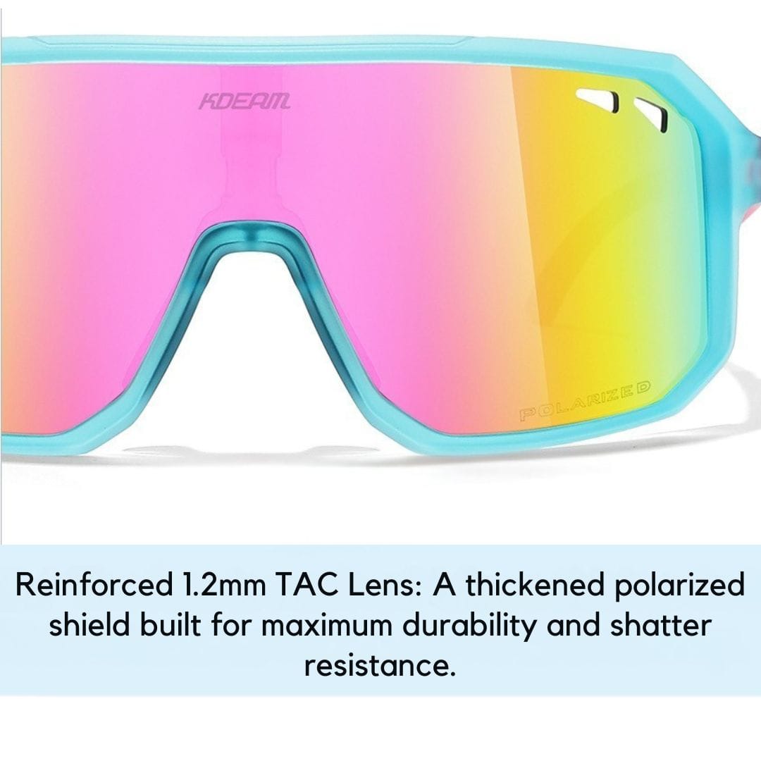KDEAM Pro Polarized Cycling Sunglasses - Stealth Onyx Edition (C1) South Africa Fast Delivery