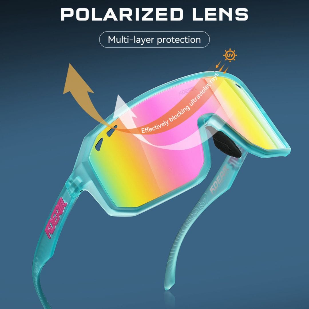 KDEAM Pro Polarized Cycling Sunglasses - Stealth Onyx Edition (C1) South Africa Fast Delivery