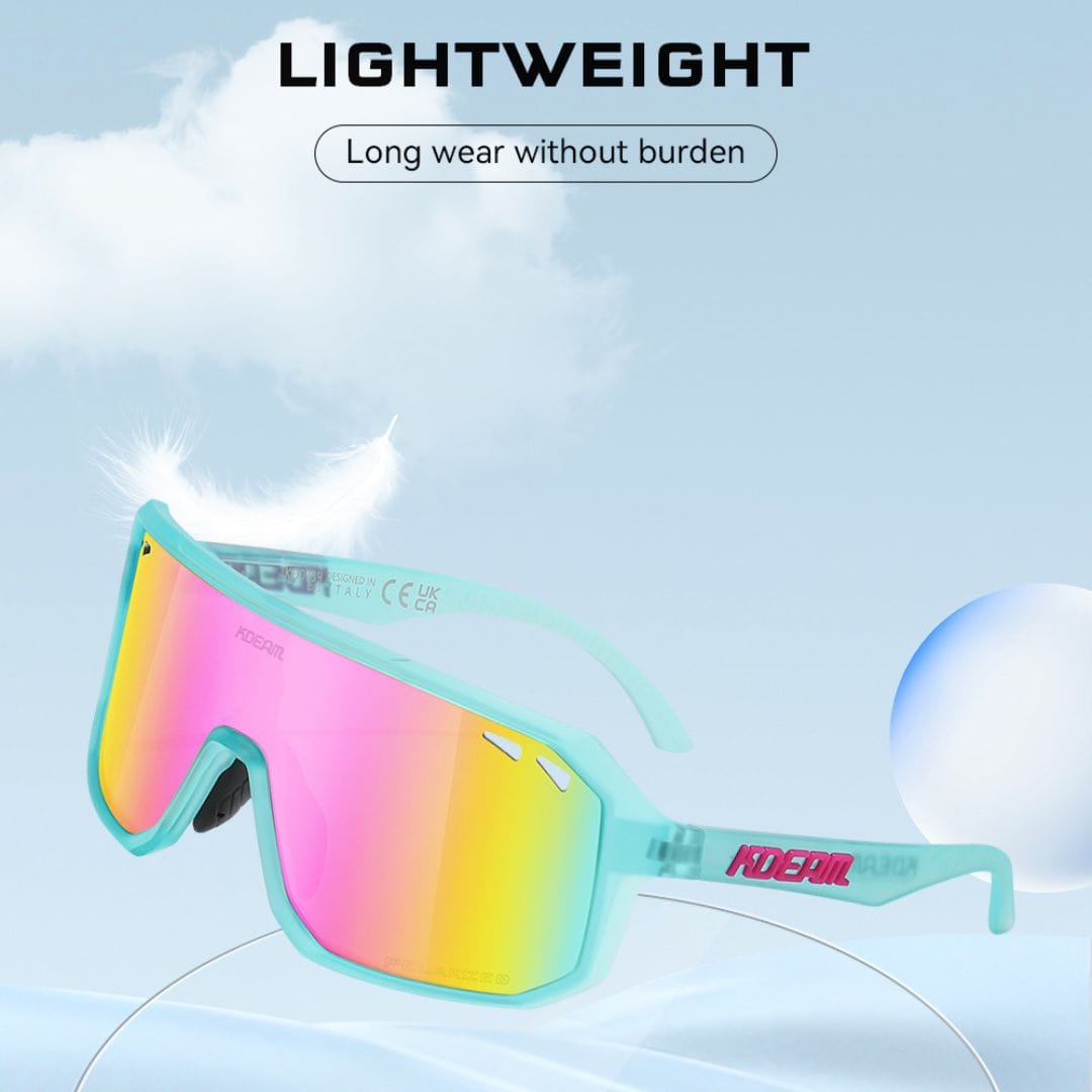 KDEAM Pro Polarized Cycling Sunglasses - Stealth Onyx Edition (C1) South Africa Fast Delivery