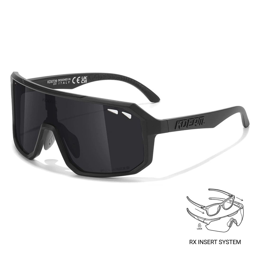 KDEAM Pro Polarized Cycling Sunglasses - Stealth Onyx Edition (C1) South Africa Fast Delivery