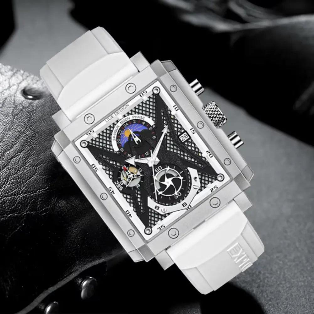 Lige Sun and Moon Phase Quartz Watch South Africa Fast Delivery