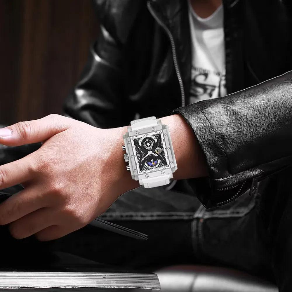 Lige Sun and Moon Phase Quartz Watch South Africa Fast Delivery