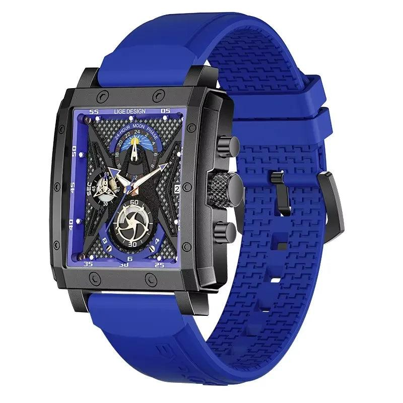 Lige Sun and Moon Phase Quartz Watch South Africa Fast Delivery