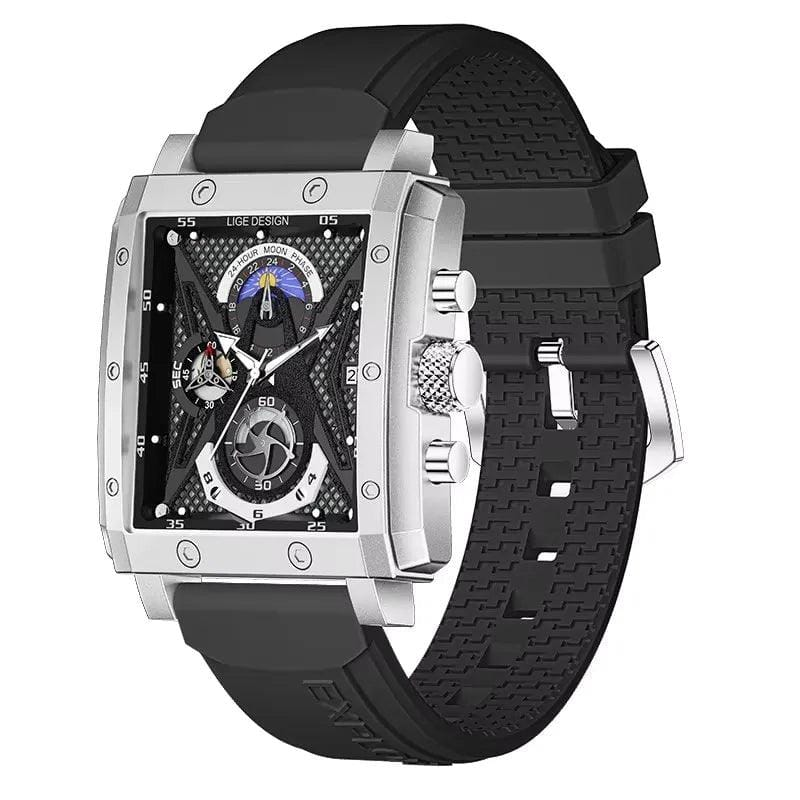 Lige Sun and Moon Phase Quartz Watch South Africa Fast Delivery