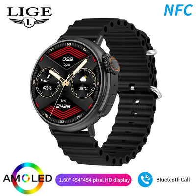 Lige BW0473 Ultra Sports Smart Watch - Black - Smael South Africa