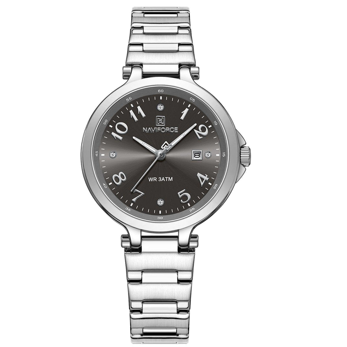 Naviforce Ladies Watch - Silver/Black - Smael South Africa
