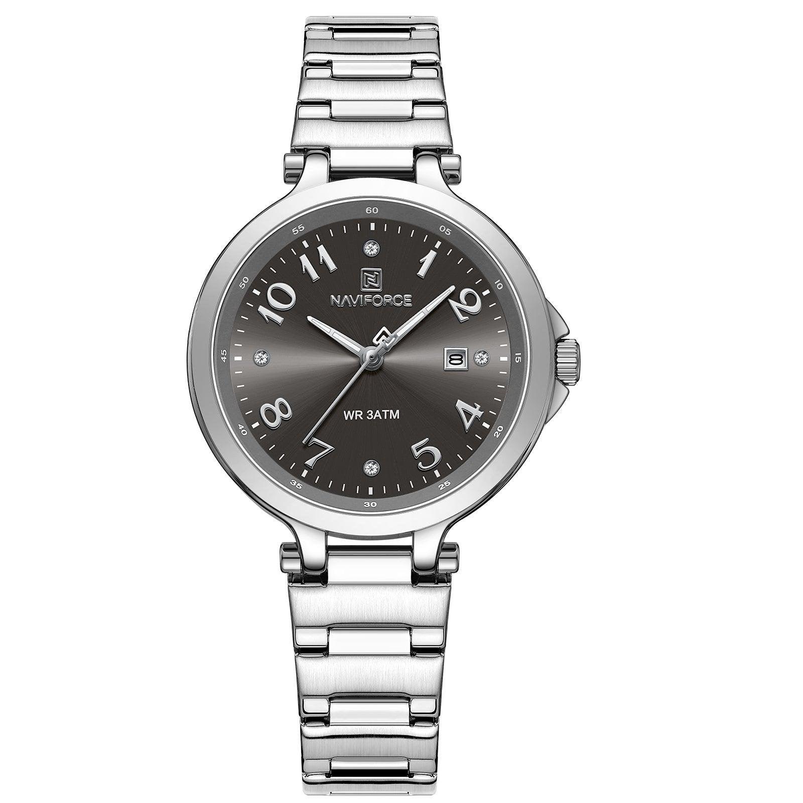 Naviforce Ladies Watch - Silver/Black - Smael South Africa
