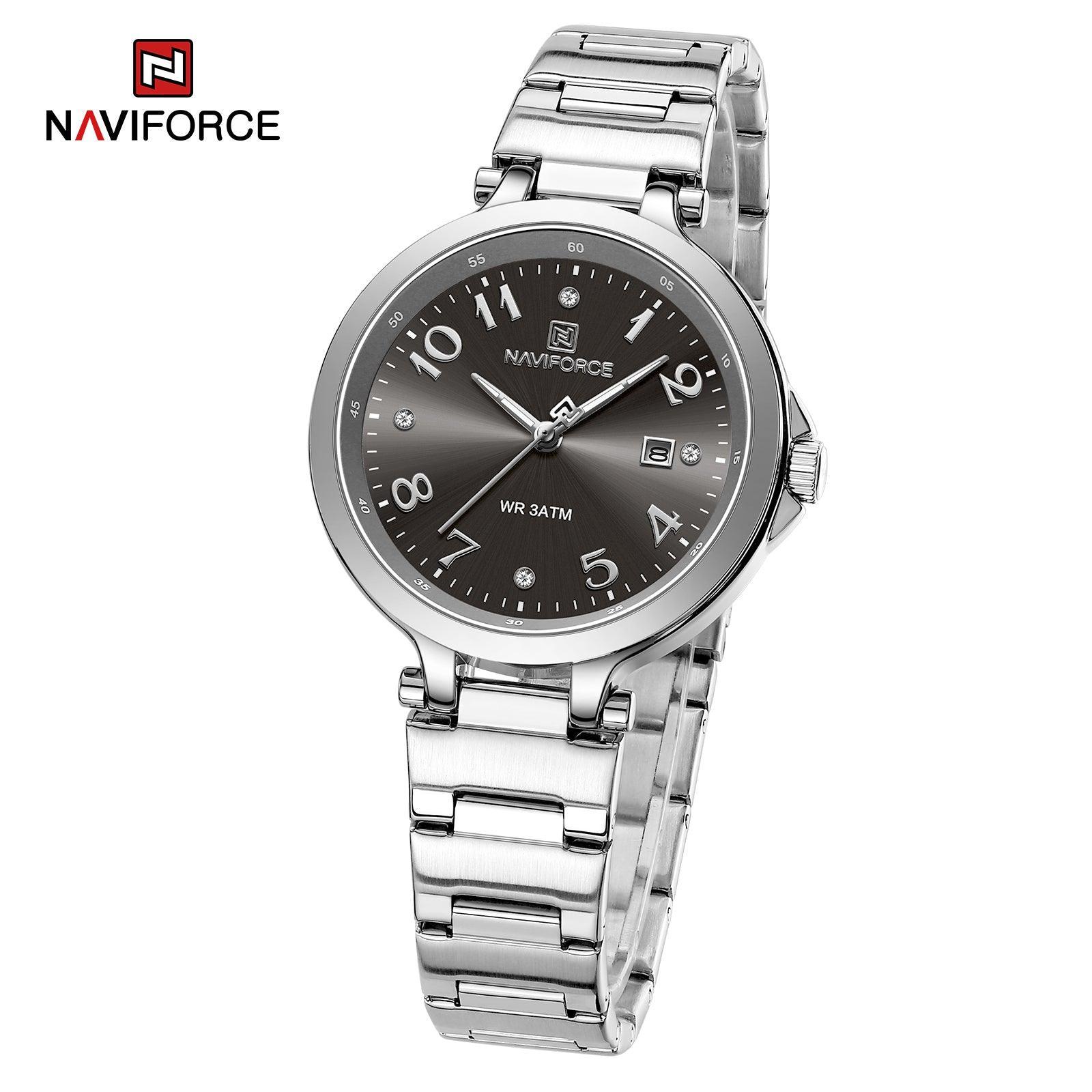 Naviforce Ladies Watch - Silver/Black - Smael South Africa