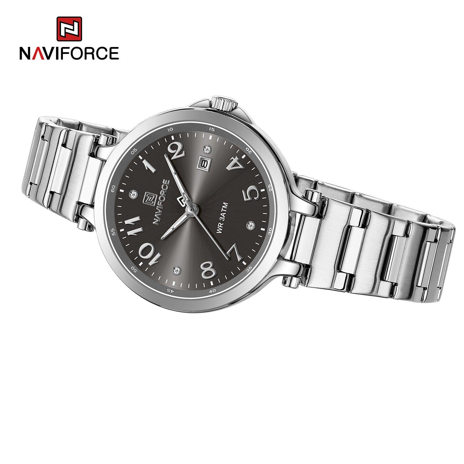 Naviforce Ladies Watch - Silver/Black - Smael South Africa