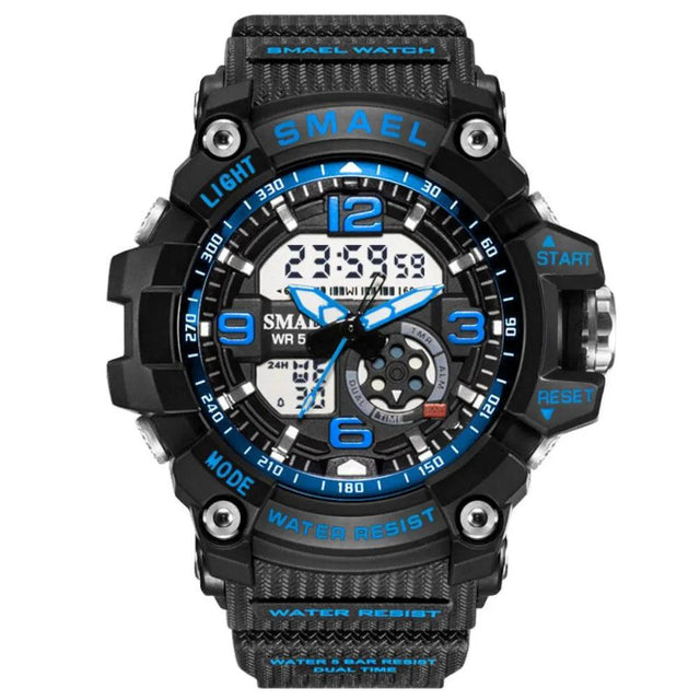 Smael 1808 Blue Multifunction Watch - Smael South Africa