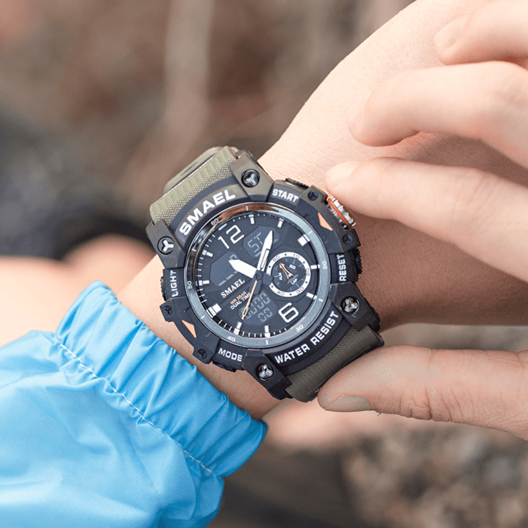 Smael 8007 Army Green Chronograph Watch Smael South Africa