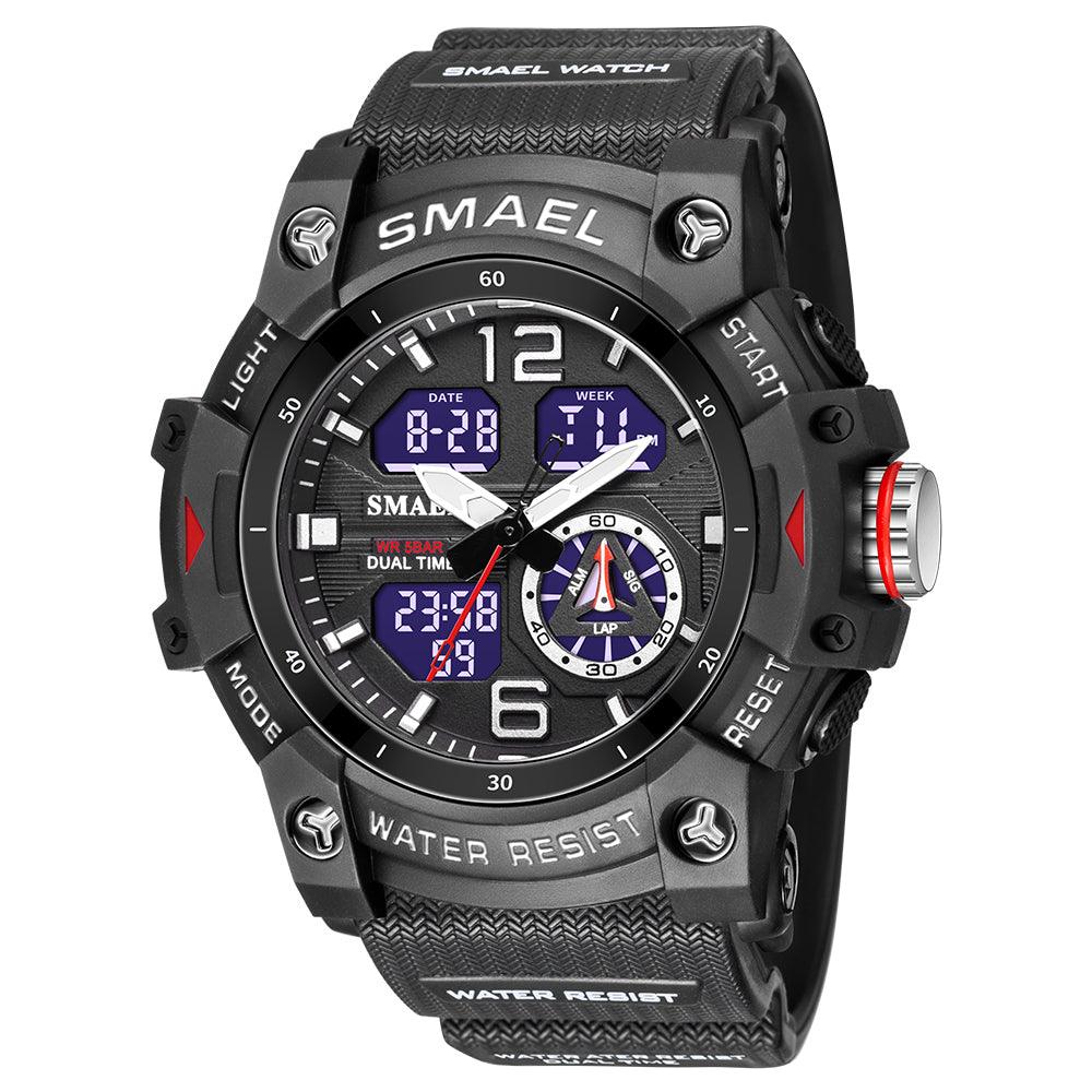 Smael 8007 Black Chronograph Watch - Smael South Africa