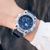 Smael 8007 Dark Blue Chronograph Watch - Smael South Africa
