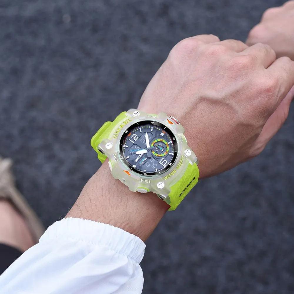 Smael 8007 Green Chronograph Watch South Africa